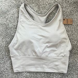 Light grey sports bra NWT